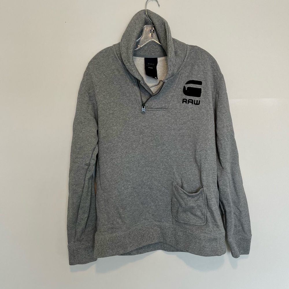 G-Star RAW Gray Pull Over Sweater